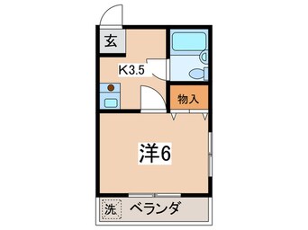 間取図 ハイツＫ6