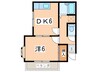 コーポ石川 1DKの間取り