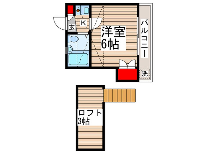 間取図 ジンハイツ東船橋