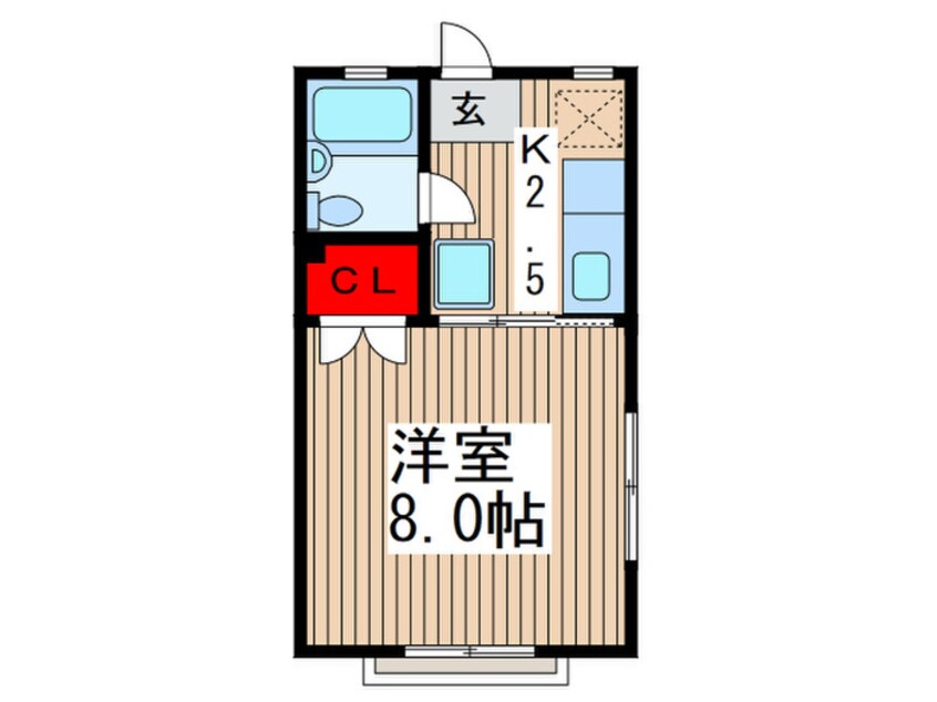 間取図 フラット原２