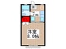 フラット原２ 1Kの間取り