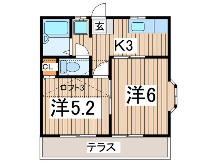 間取図 レオパレス久里浜第６