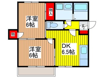 間取図 メゾン埼京Ⅱ