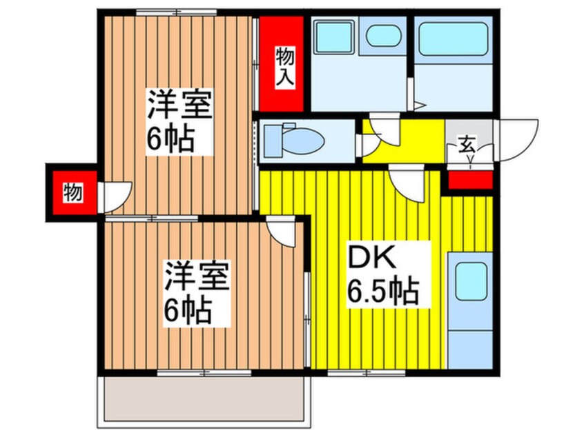 間取図 メゾン埼京Ⅱ