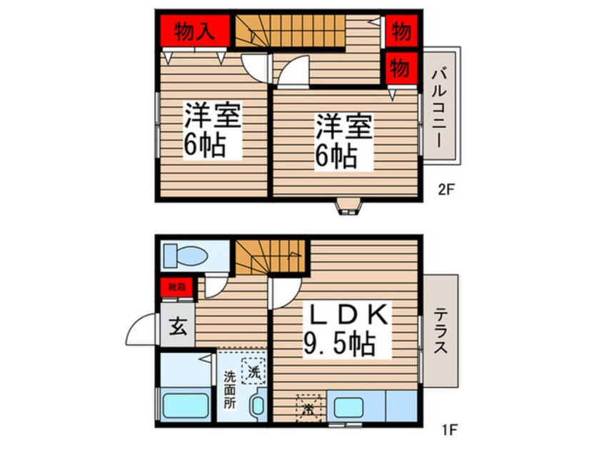 間取図 グランシャリオ