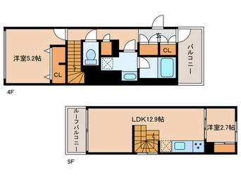 間取図 グランデュオ大井町３