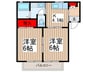 サンライズＢ 2Kの間取り