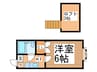 フラワ－コ－ポ 1Kの間取り
