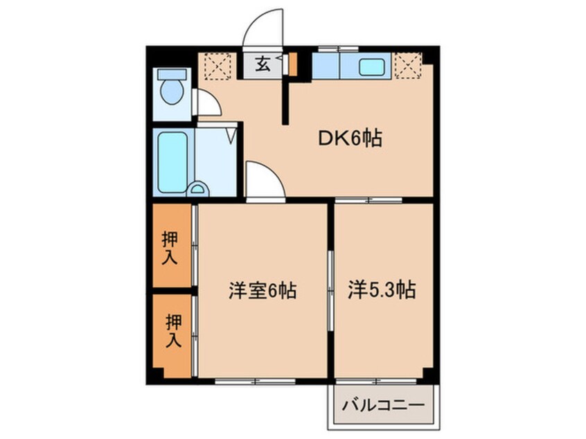 間取図 エステートピア四谷Ｃ