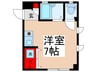 グランディア 1Rの間取り