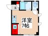 グランディア 1Rの間取り