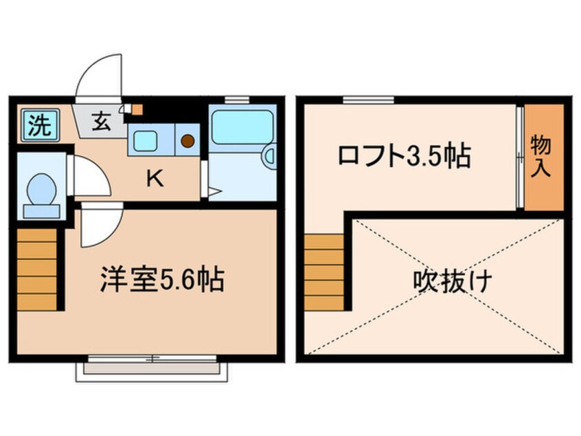 間取図 コンフォ－ト新城