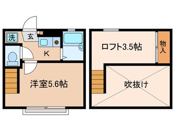 間取図 コンフォ－ト新城