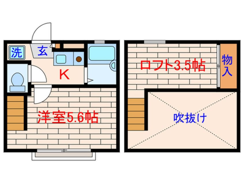 間取図 コンフォ－ト新城