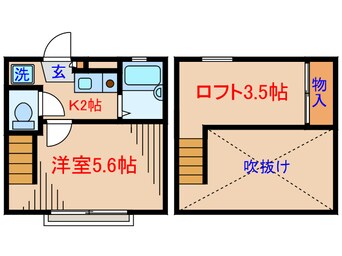 間取図 コンフォ－ト新城