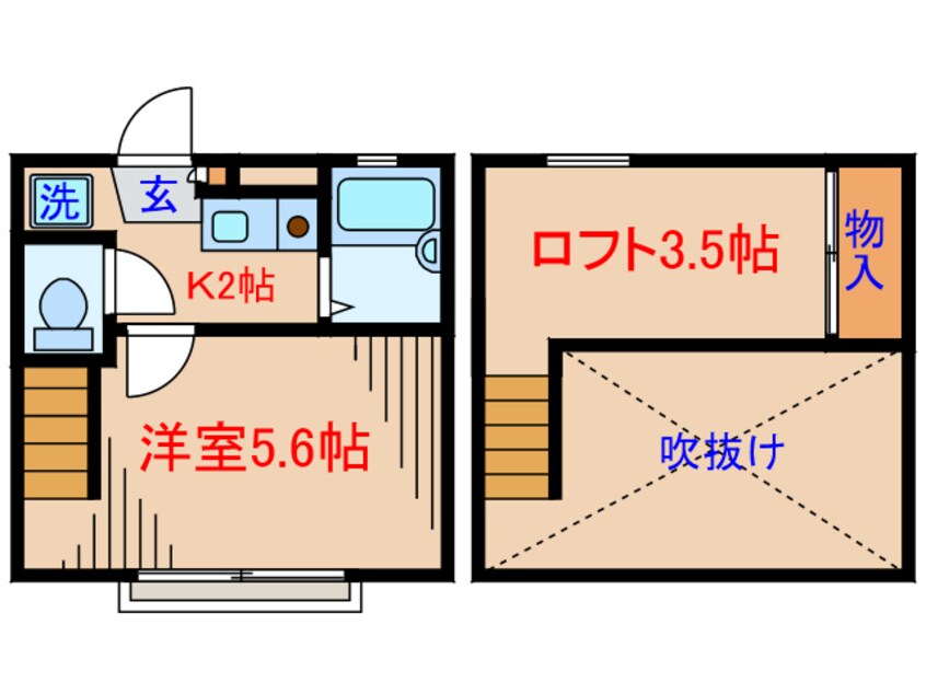 間取図 コンフォ－ト新城