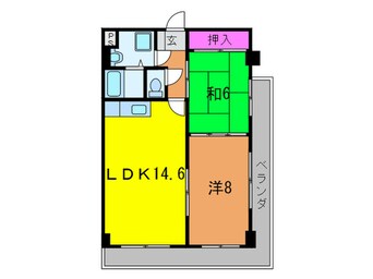 間取図 フリ－ダム光が丘Ⅱ