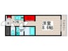 カルナック石鍋 1Kの間取り