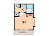 アトレ－ユ　清水 1Kの間取り
