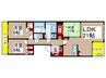 ｶﾞｰﾃﾞﾝﾌﾟﾗｻﾞ新検見川14番館(603) 3LDKの間取り