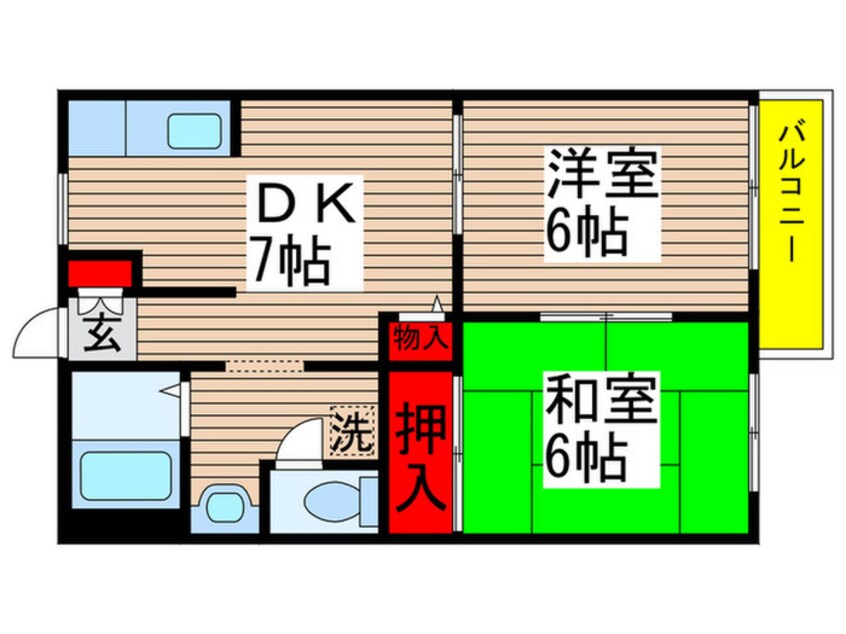 間取図 パークハイム
