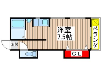 間取図 サンロ－ズ