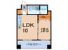 ロネスタR文京護国寺 1LDKの間取り