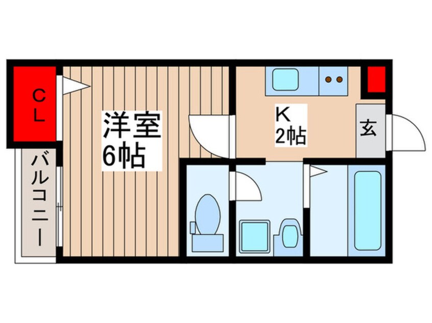 間取図 仮)アークシティ一ノ割