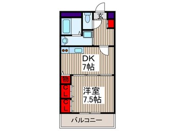 間取図 横田商事第６ビル