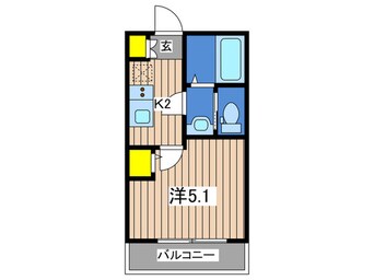 間取図 MELDIA保土ヶ谷Ⅱ