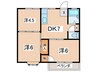 スト－クシャトル 3DKの間取り