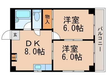 間取図 むさしのビル