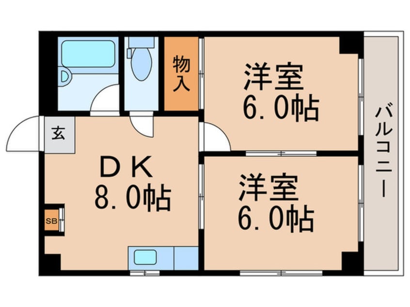 間取図 むさしのビル