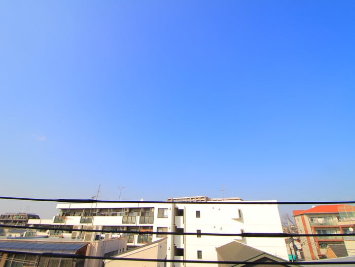 室内からの展望 むさしのビル