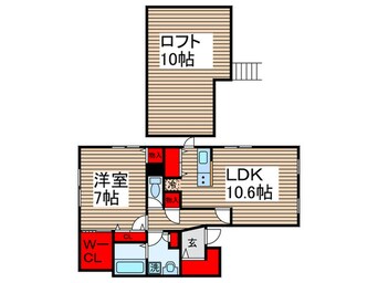 間取図 ＰＲＩＭＡ ＮＯＺＺＥ柏