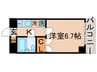 イーストアベニュー 1Kの間取り