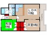 ﾏﾝｼｮﾝﾌﾟﾚ-ﾙ 2LDKの間取り