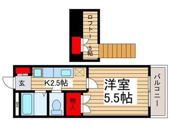 間取図 プランド－ルＩＳ　Ｂ棟