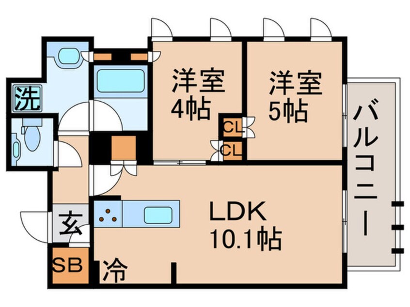 間取図 ﾌﾟﾚﾐｽﾄ東銀座築地ArcCourt(1310)