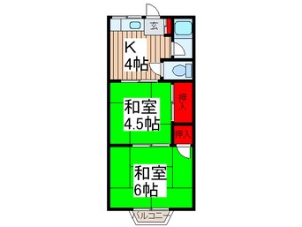 間取図 プチメゾン蕨