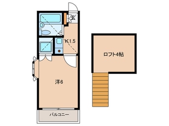 間取図 レオパレス自由ケ丘