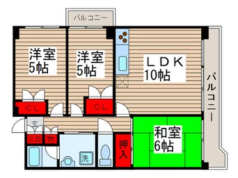 間取図 ヒルサイドコ－ト松戸