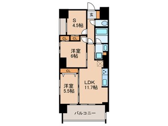 間取図 レスピール早稲田