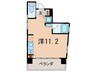 Refuge Haruru Tower 1Rの間取り