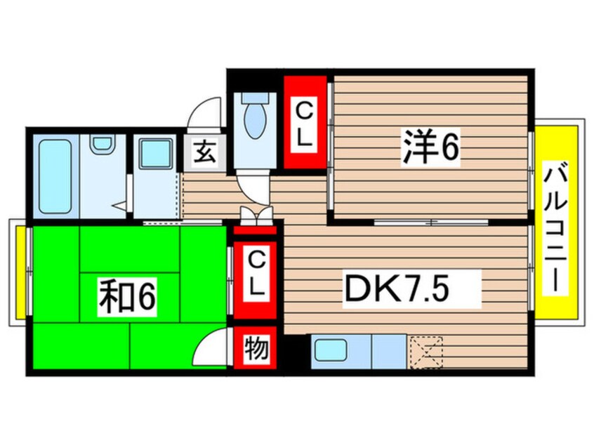 間取図 ヴィレッジ１７１１