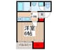 calm days一ノ割 1Kの間取り