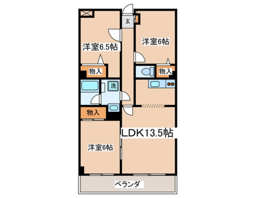 間取図 ジュノウ