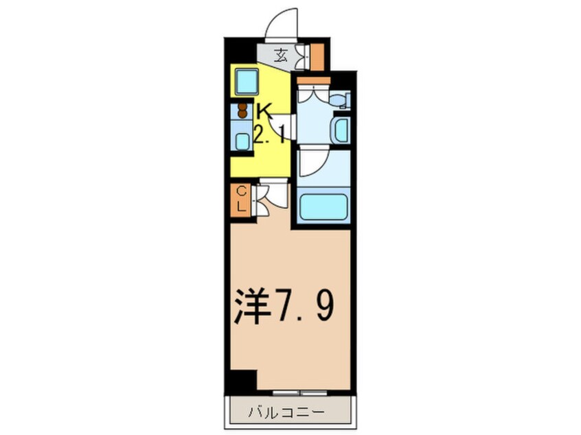 間取図 コンフォリア三田ＥＡＳＴ