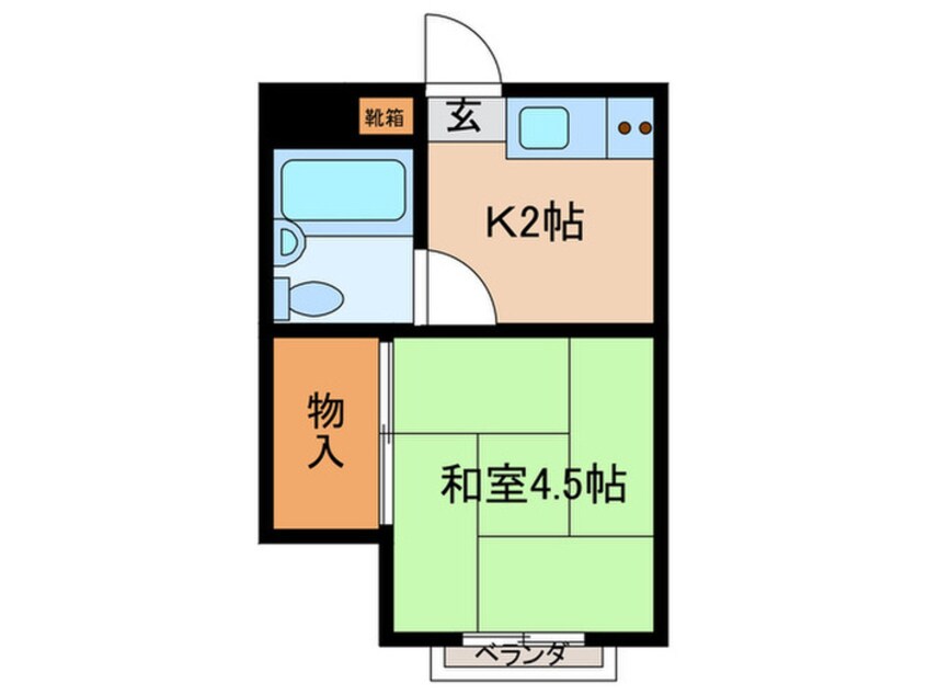 間取図 さつき荘