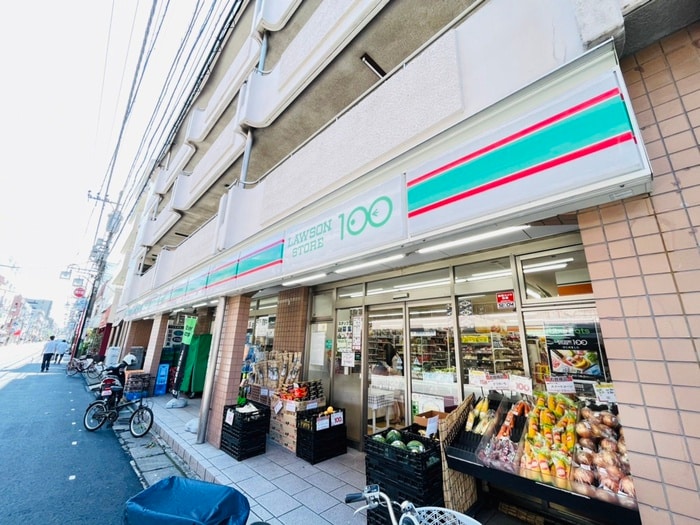 ローソンストア100(コンビニ)まで350m ドエル永塚